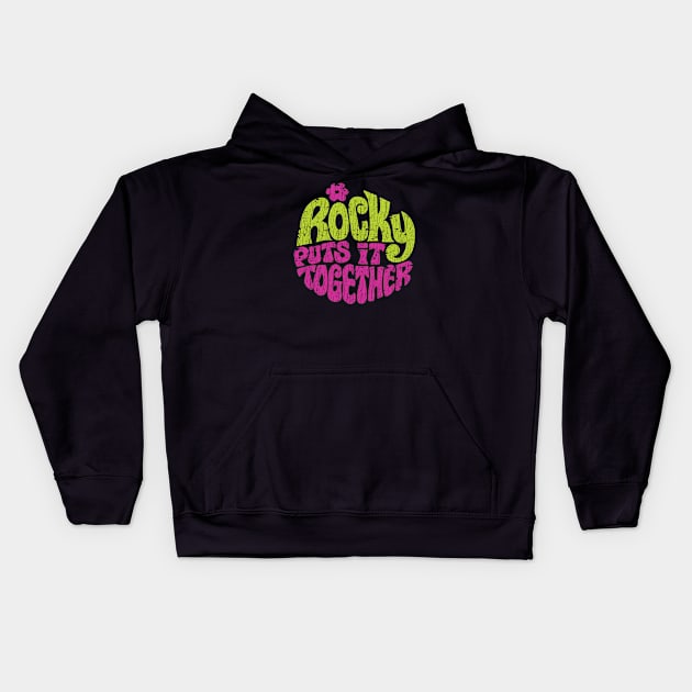 Rocky Puts It Together 1970 Kids Hoodie by JCD666